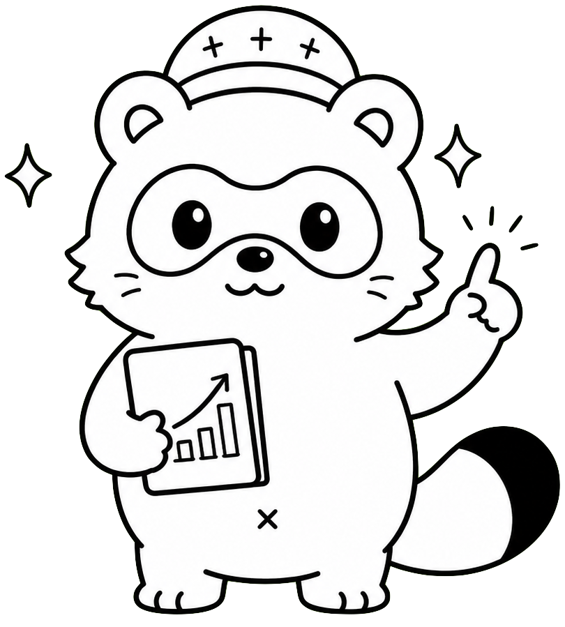 たぬきキャラクター